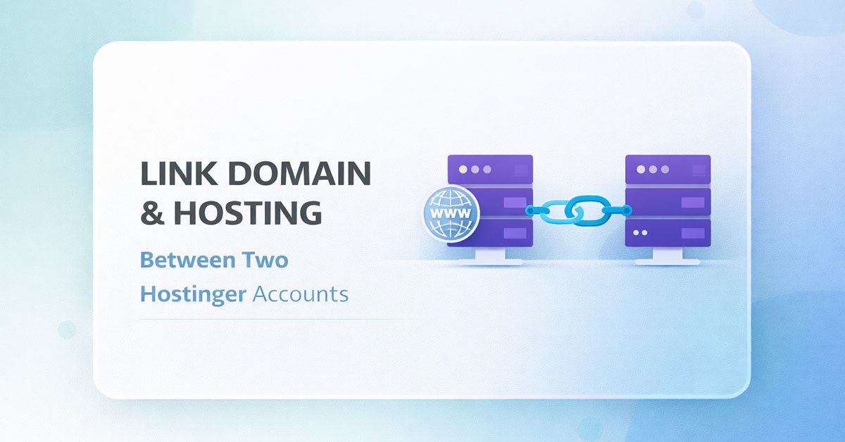 link domain hosting hostinger accounts using TXT verification