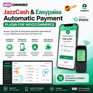 WooCommerce JazzCash Easypaisa automatic payment plugin